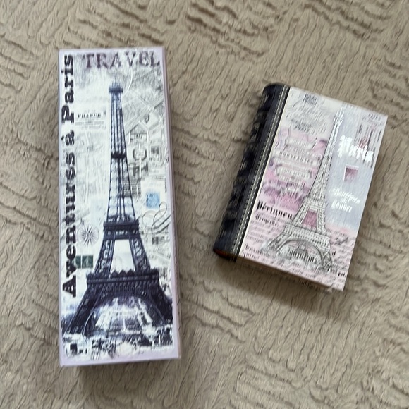 Paris decorative box decor storage, 2 piece, new condition - Picture 2 of 16